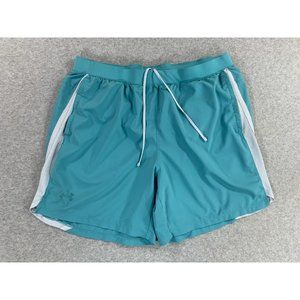 Under Armour Fitted Loose Fit Lined Running Shorts (Women's XXL) Blue‎